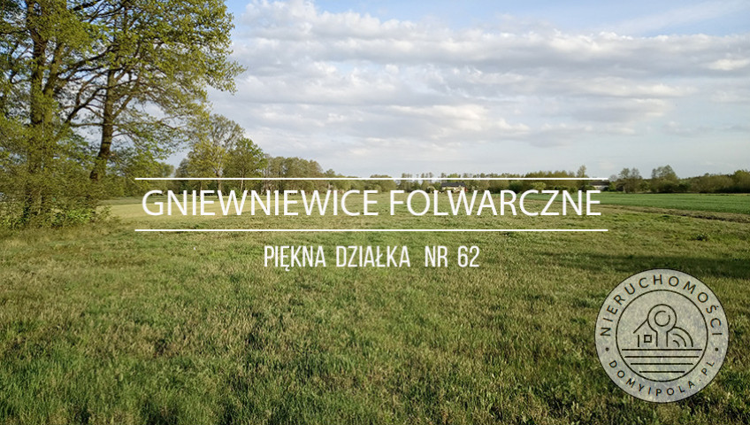 Działka Sprzedaż Gniewniewice Folwarczne