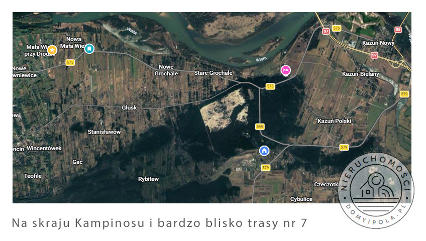 Działka Sprzedaż Cybulice Małe