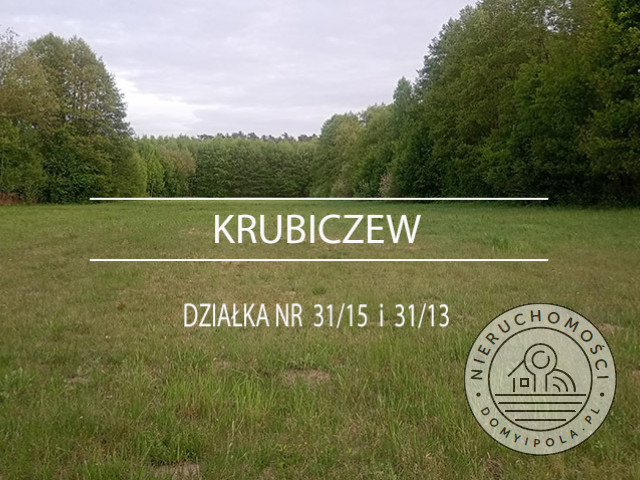 Działka Sprzedaż Krubiczew